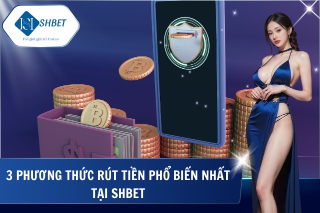Nhiều lựa chọn rút tiền SHBet giúp giao dịch linh hoạt hơn